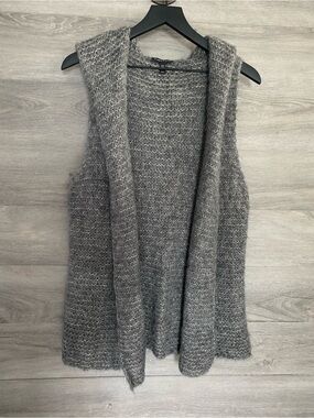 Eileen Fisher Suri Alpaca Silk Mesh Cardigan Hooded